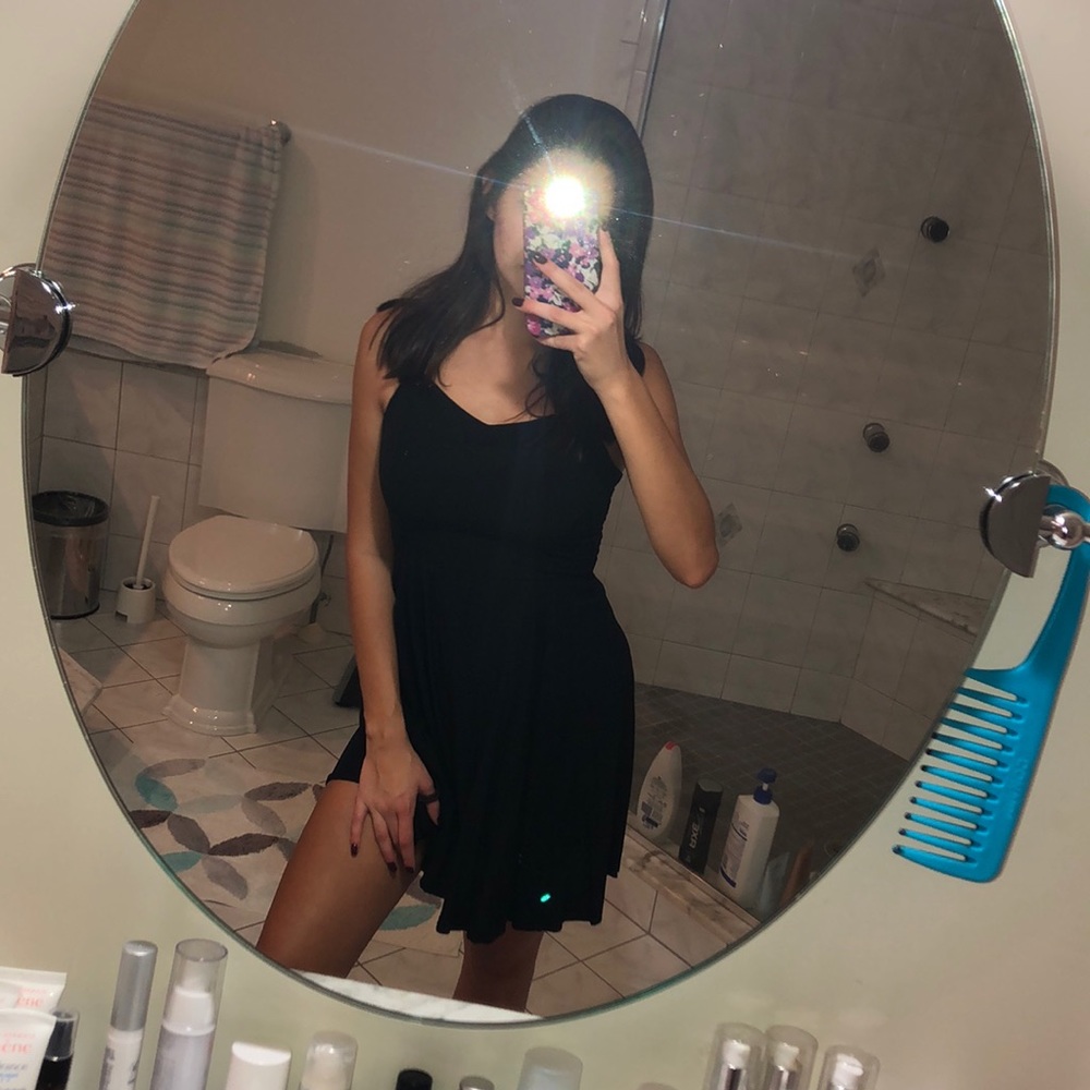 Gap simple black cocktail dress